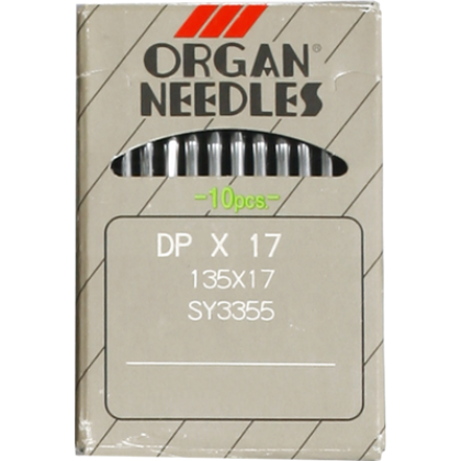 Organ DPx17, иглы для тяжелых материалов, для промышленных швейных машин с двойным и тройным продвижением